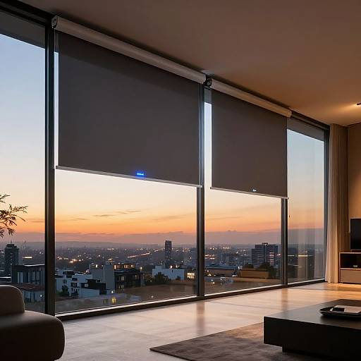 Futuristic Smart Home with Automated Shading