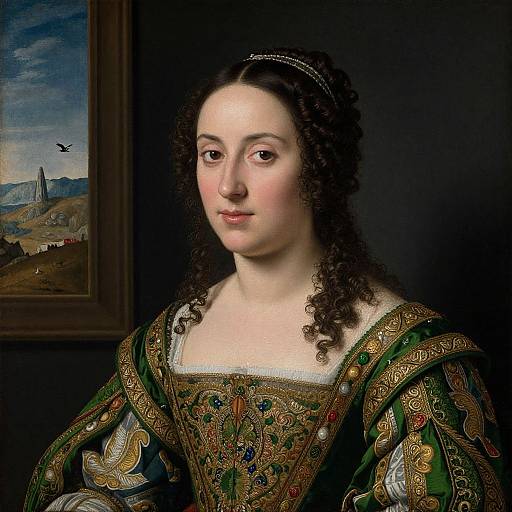 Portrait of Magdalena by Mateo Cerezo