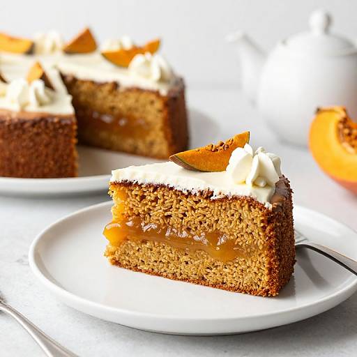 Pumpkin Spice Cider Cake with Teapot