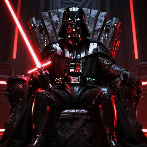 Trump as Sith Lord in Throne Room