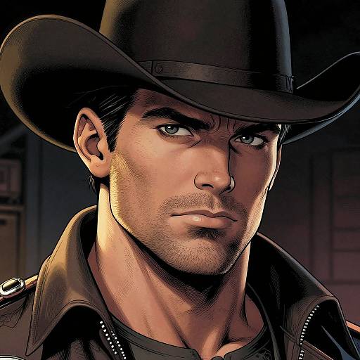 Milky Man in Hyperdetailed Comic Style