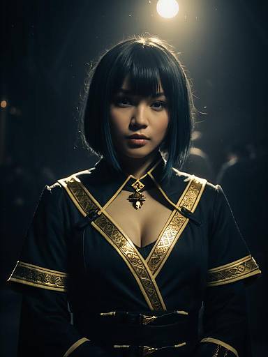 Realistic Yuki Nagato Cosplay Photo