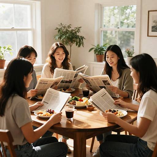 Cozy Breakfast Gathering with Friends