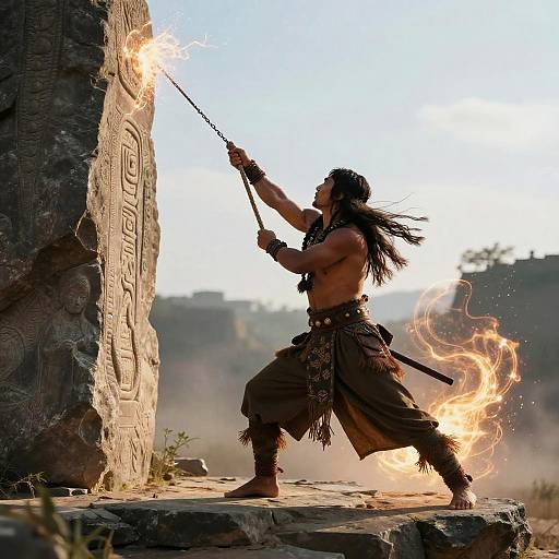 Ancient Shaman's Mystical Grappling Hook