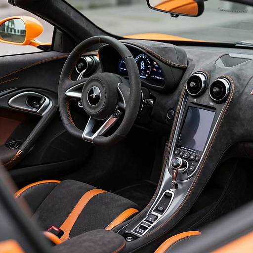 McLaren 650S Spider Interior Close-Up