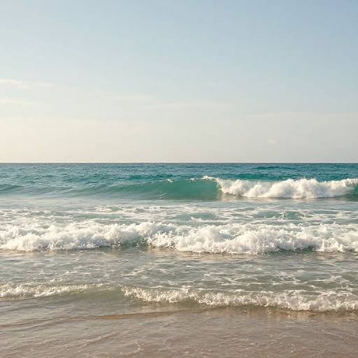 Eternal Dance of Waves and Sky