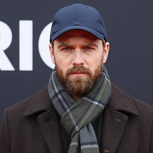 Casual Portrait of a Beard Man