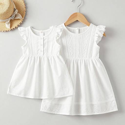 White Summer Dresses for Kids
