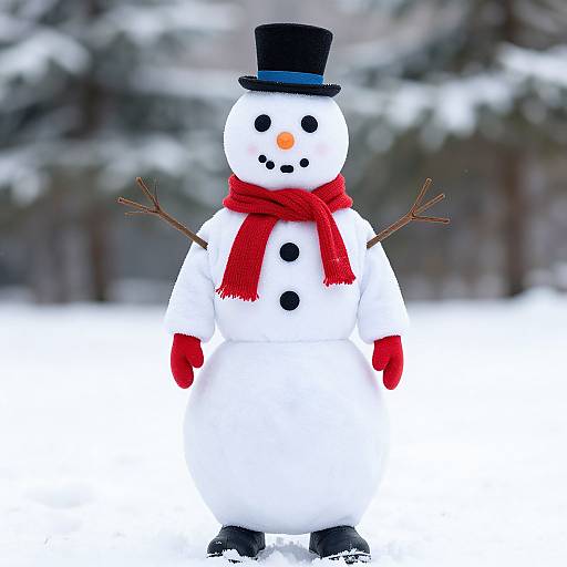 Child in Youth Snowman Costume