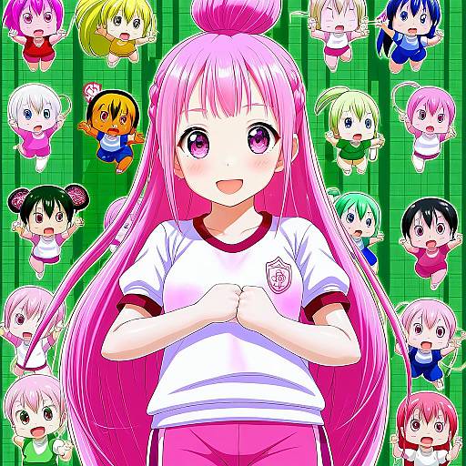 Illustration of Hakamada hinata, rou-kyuu-bu! in the style of Utsurogi angu