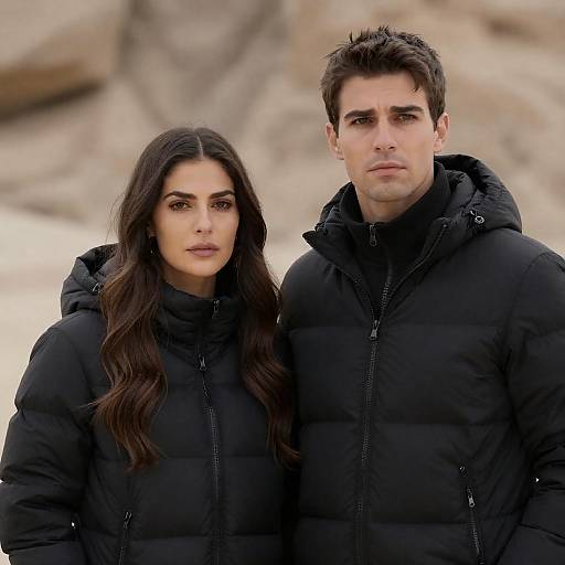 Couple Portrait in Desert Landscape