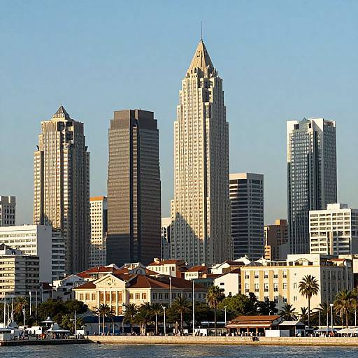 Art Deco Supertall Skyscrapers Over Porto
