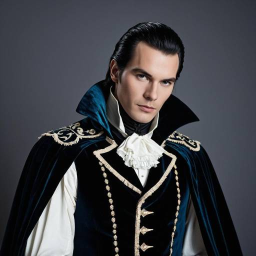 Vampire Aristocrat in Velvet Cloak