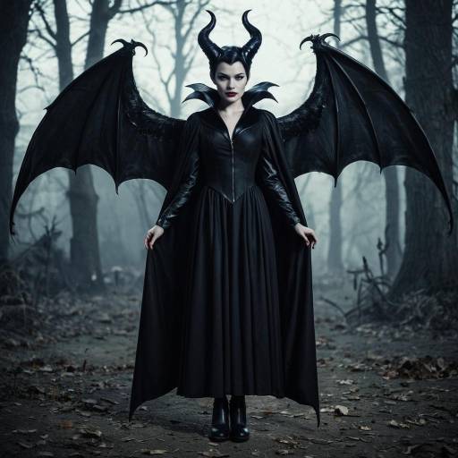 Classic Maleficent Inspired Solo Girl Pose
