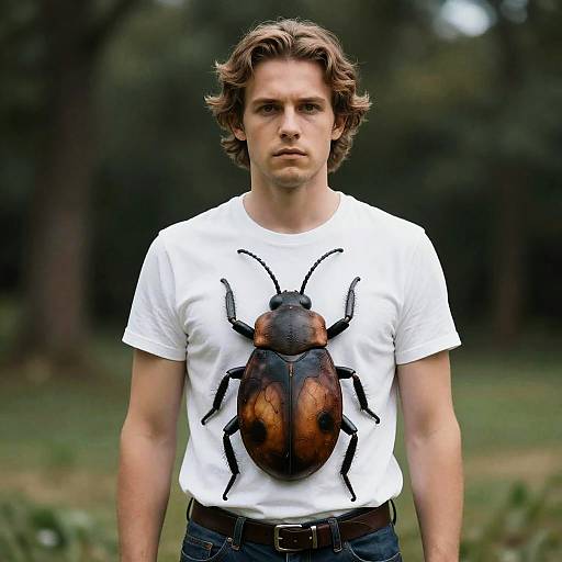 Man in Lord of the Flies Costume