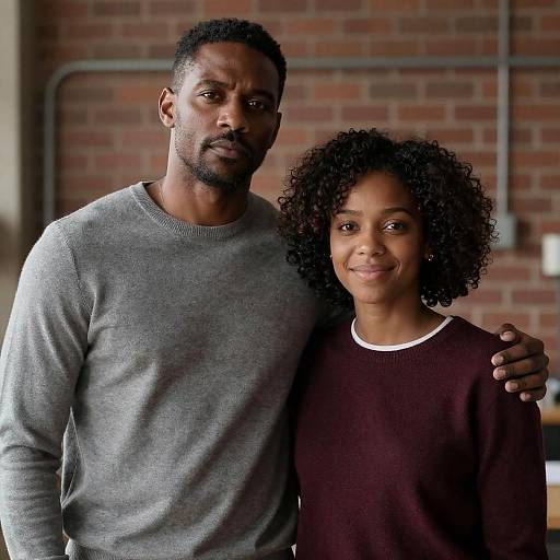 Intimate Portrait of a Black Couple