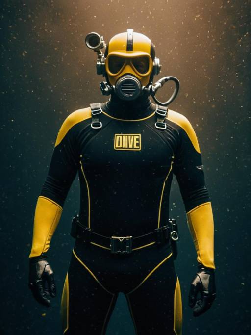 Realistic Dive Man Cosplay Photo