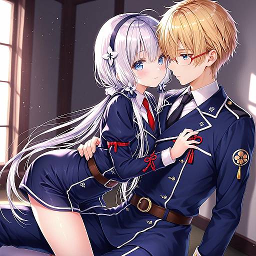 Illustration of Hakata toushirou, touken ranbu in the style of Amedamacon