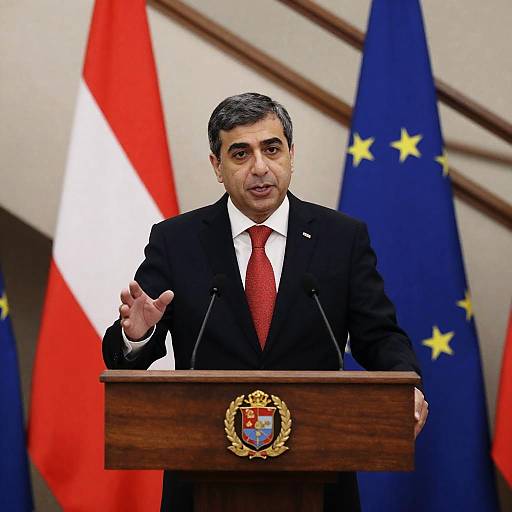 Dynamic Speech by a Distinguished Man