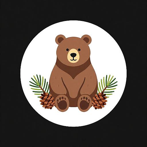 Modern Minimalist Bear Logo Design