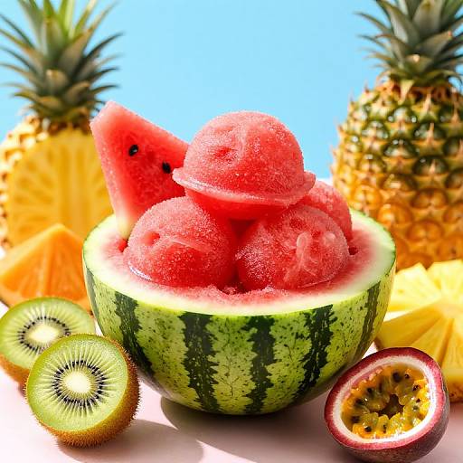 Refreshing Watermelon Sorbet Summer Dessert