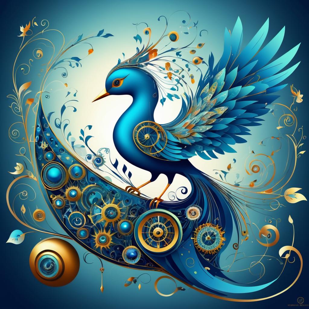 Whimsical Symphony of Mechanical Birds