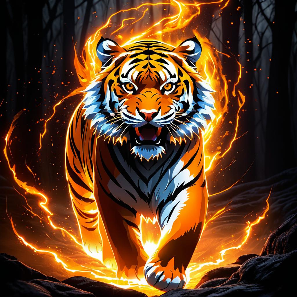 Tiger's Radiant Resurrection from Ashes