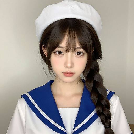 Realistic Female Sailor School Uniform