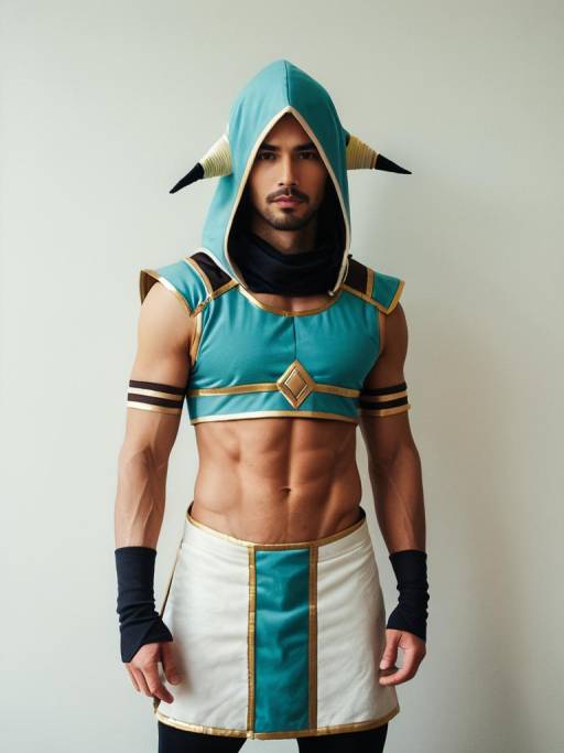 Man in Terramar Cosplay Costume