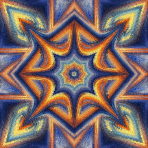 Intricate Geometric Art Blend