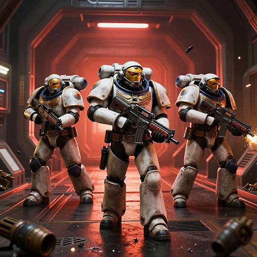 Elite Space Marines Rampage Scene