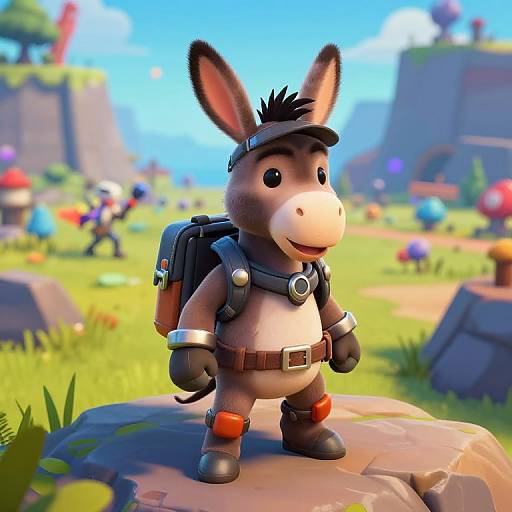 Fortnite Donkey in Battle Gear
