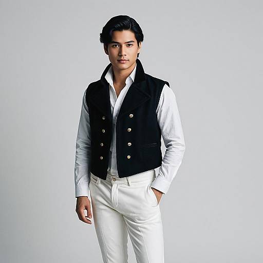 Chic Bridgerton-Inspired Male Outfit