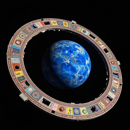 Decrepit Ringworld Around Dying Star