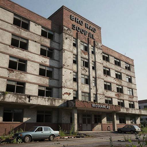 Decopunk Abandoned Hospital Rendering