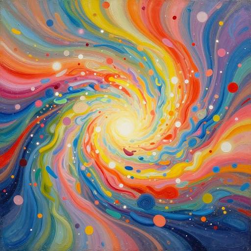 Vibrant Swirl of Creative Inspiration
