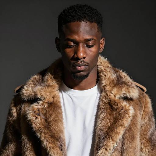 Portrait of a Thoughtful Black Man