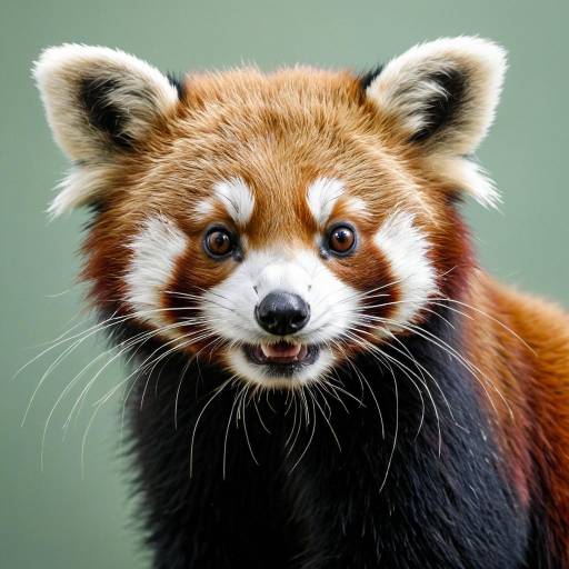 Close-up Portrait of a Red Panda Close-up Portrait of a Red Panda