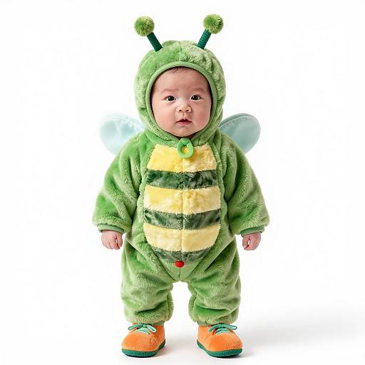 Adorable Newborn Caterpillar Costume Photo