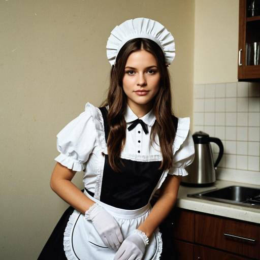 Realistic Hollywood Maid Portrait