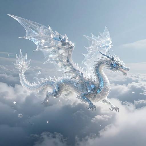 Ethereal Cloud-Dragons Ascending