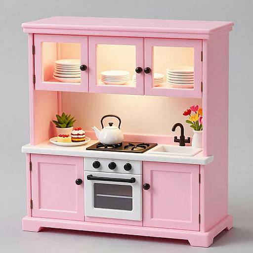 Pastel Pink American Girl Bakery Case