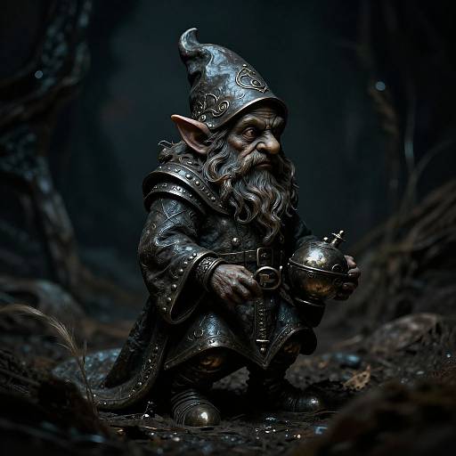 Dark Fantasy Gnome Portrait