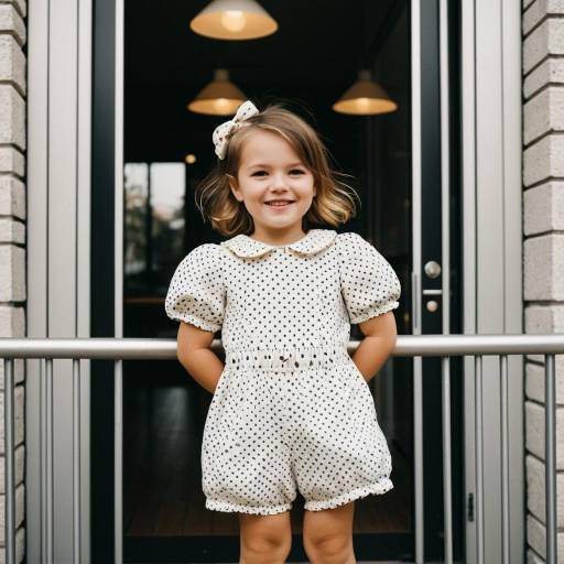 Charming Outdoor Portrait of Toddler Fashion