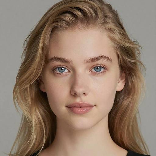 Close-Up Portrait of Young Woman