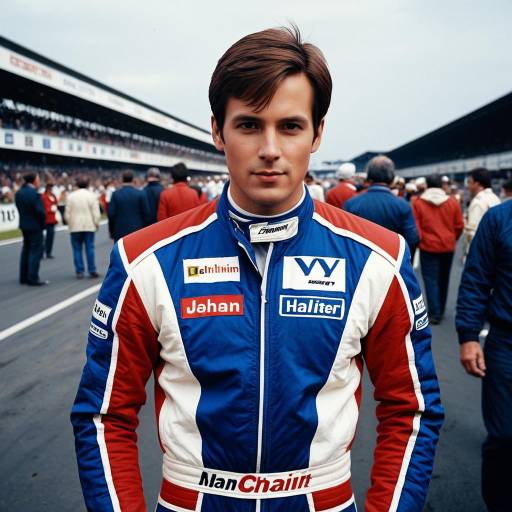 Male Race Car Driver in Racing Suit