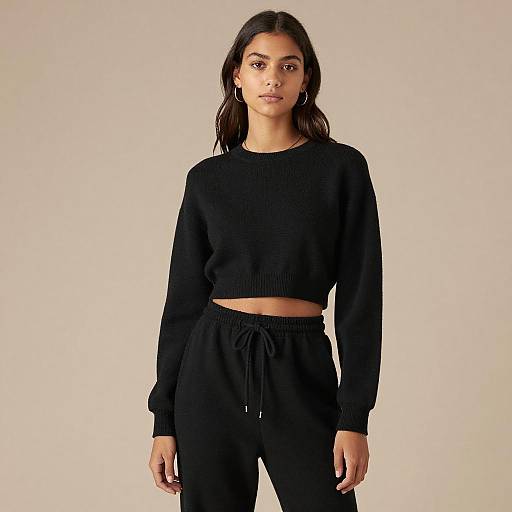 Chic Minimalist Portrait of Young Woman