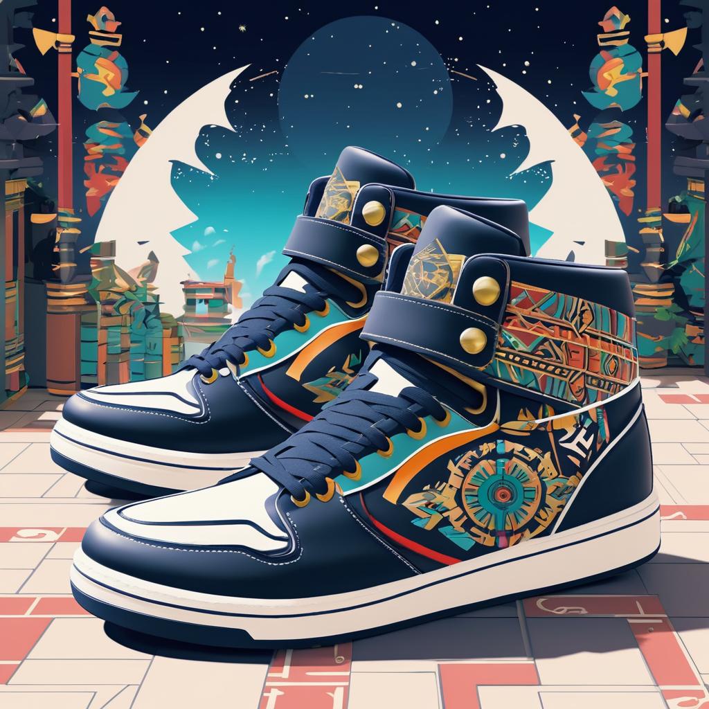 Unique Fantasy Anime JRPG Sneaker Design