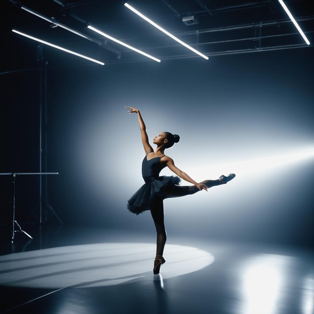 Cinematic Dance Capture in Studio Lighting