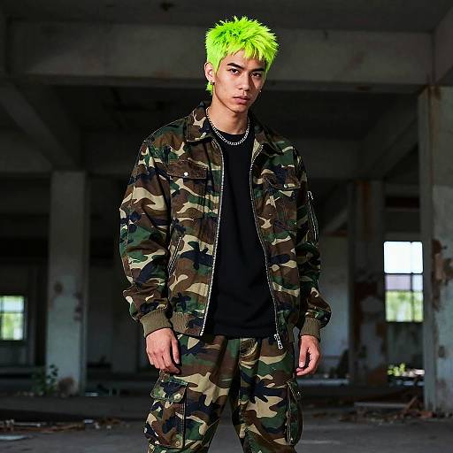 Neon Green Urban Explorer Fashion